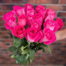 Букет 15 розовых роз