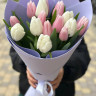 15 нежных тюльпанов