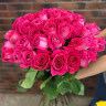 Букет 35 розовых роз