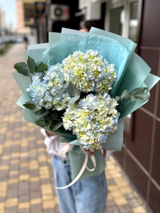 Букет из гортензий