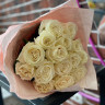 Мондиаль 15 роз в оформлении (60 см)
